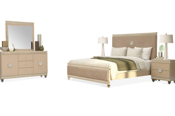 Reina Bed, dresser, mirror and nightstand