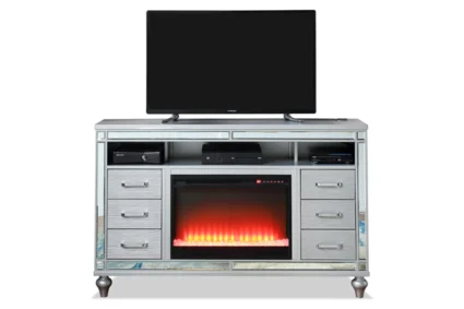Lisa TV Stand with Electric Fireplace