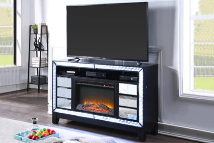 Marge TV Stand with LED Lights & Fireplace