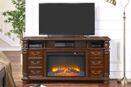 Emily TV Stand with Electric Fireplace