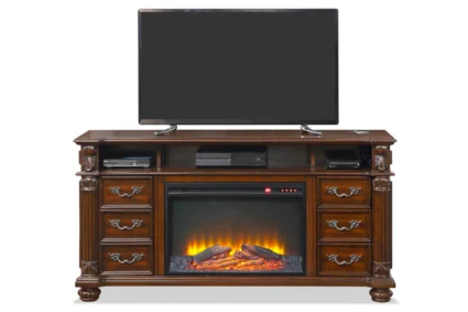Emily TV Stand with Electric Fireplace