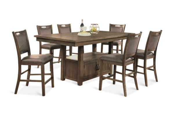 Thomas Pub Dining Table and 6 Stool