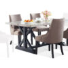 Tinsley Real Marble Dining Room Set and 4 chairs