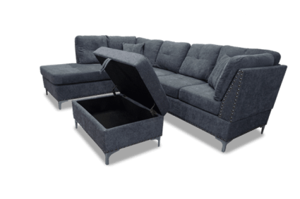 Manhattan Sectional Sofa with FREE Ottoman