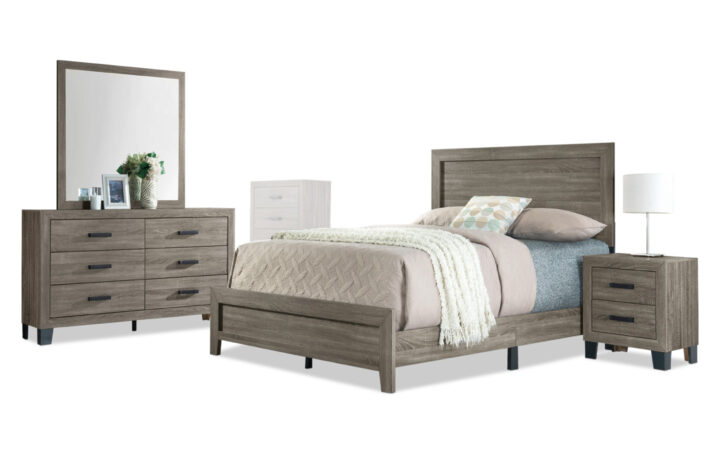 Austin bed, dresser, mirror and nightstand