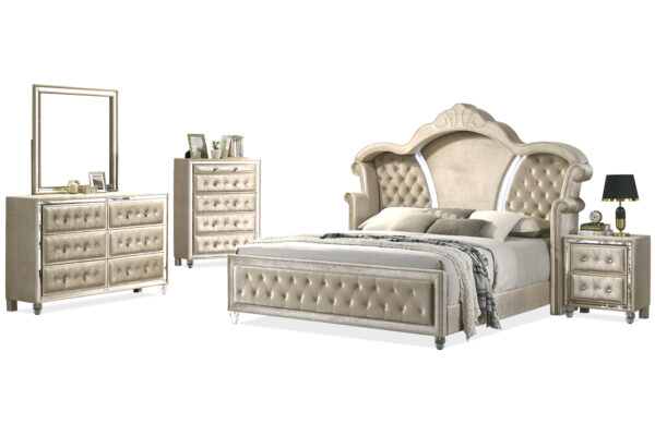 Helen Bedroom Set in Beigi