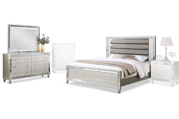 Christian Bed, Dresser and Mirror