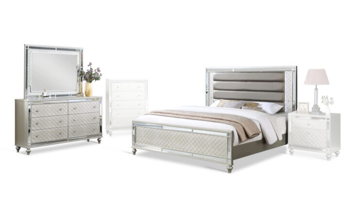 Christian Bed, Dresser and Mirror