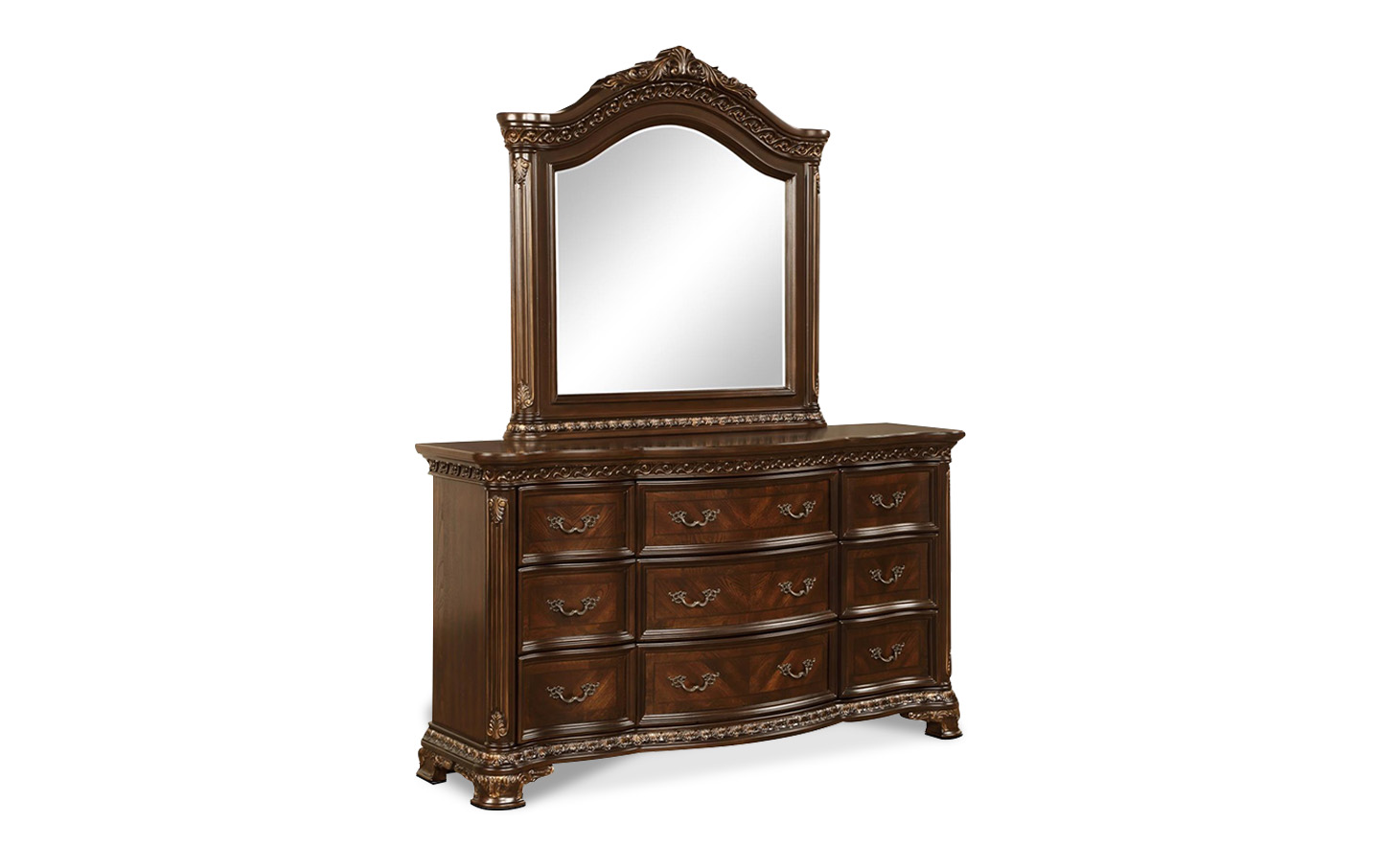 King Arthur Dresser and Mirror