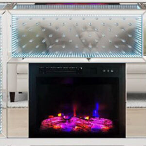 Conte Electric Fireplace with LED Light