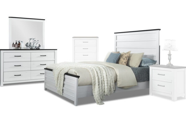 Ozark Bed, Dresser and Mirror