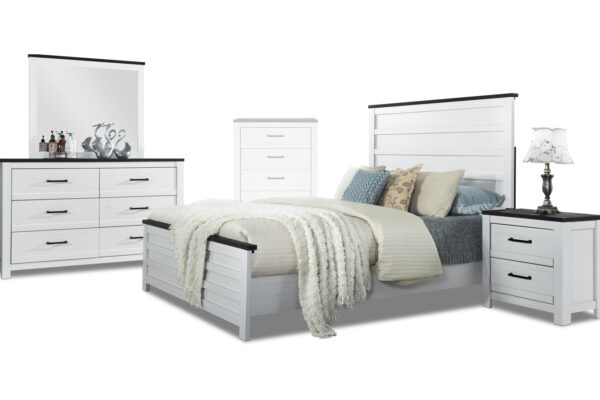 Ozark Bed, Dresser, Mirror and Nightstand