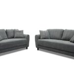 Sofa and Loveseat in Gray