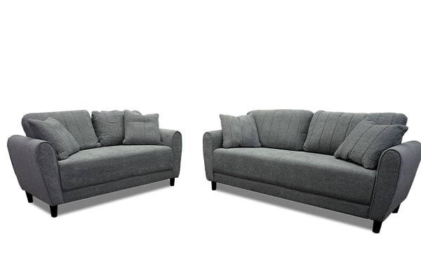 Sofa and Loveseat in Gray