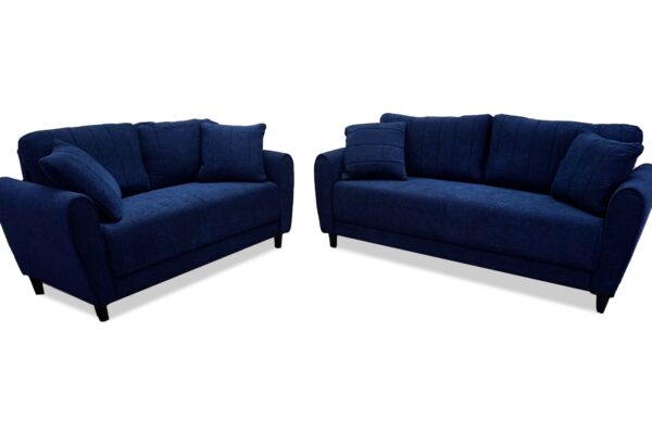 Holly Sofa and Loveseat in Blue
