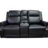 Marco Reclining Loveseat in Black