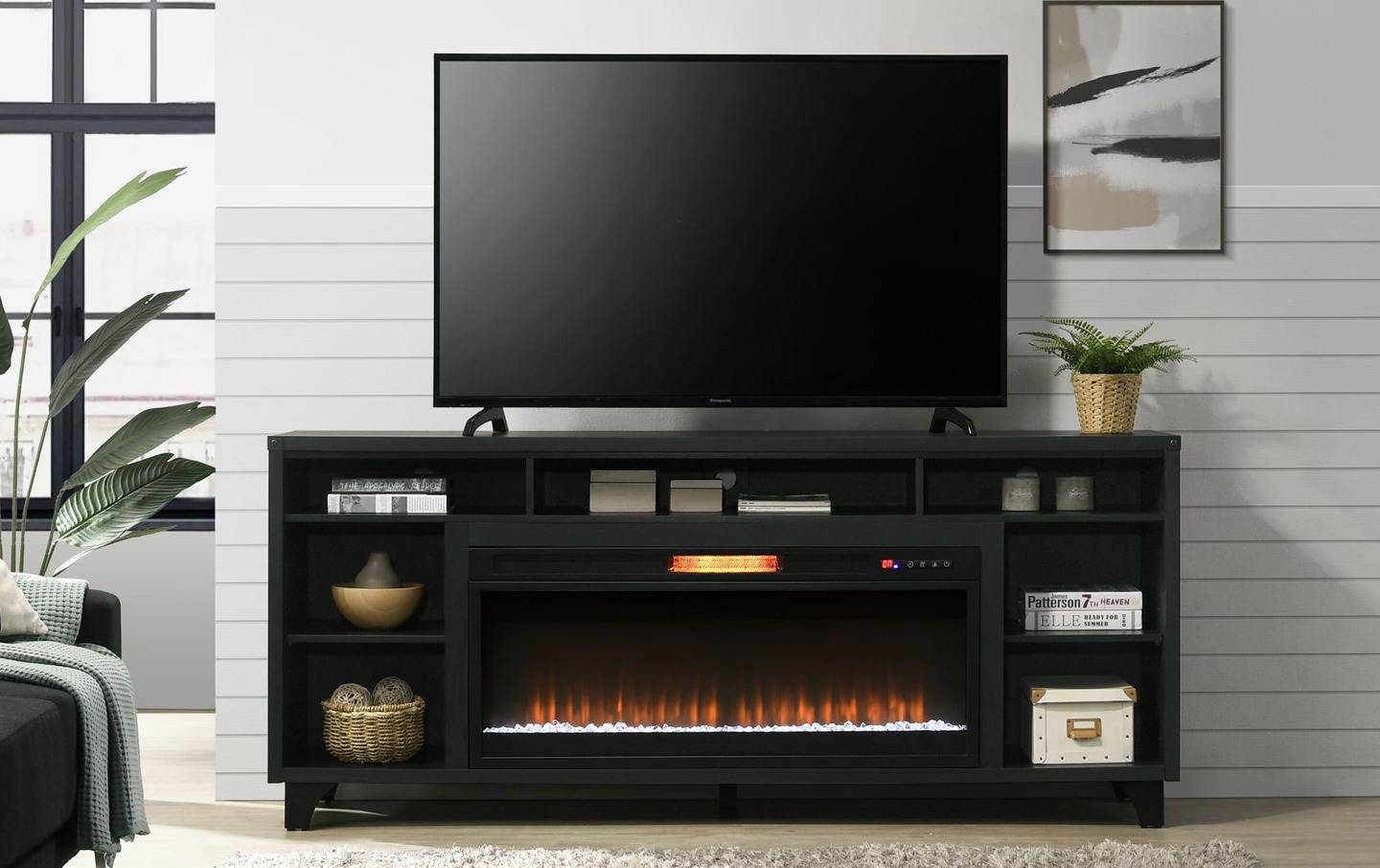 Loyd TV Stand with Electric Fireplace
