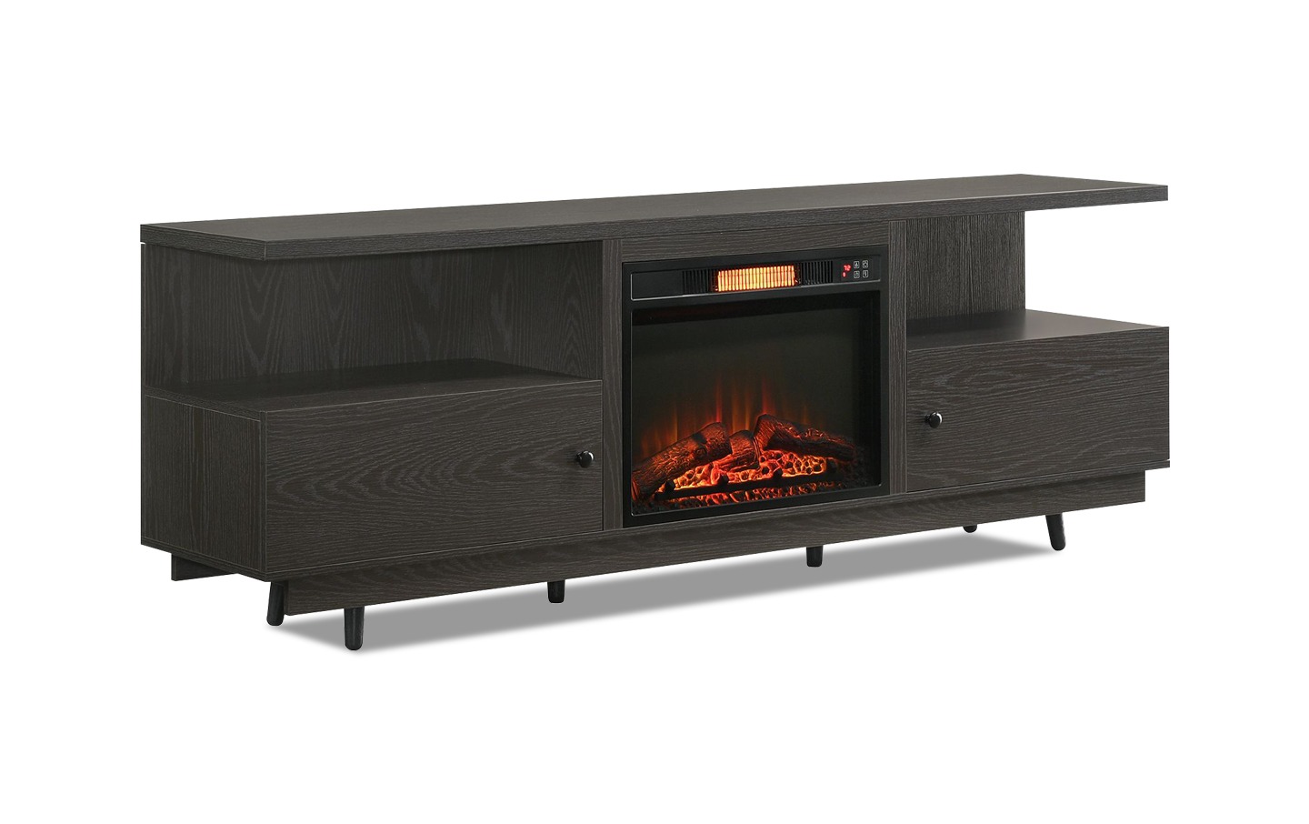 Hyler TV Stand with Electric Fireplace