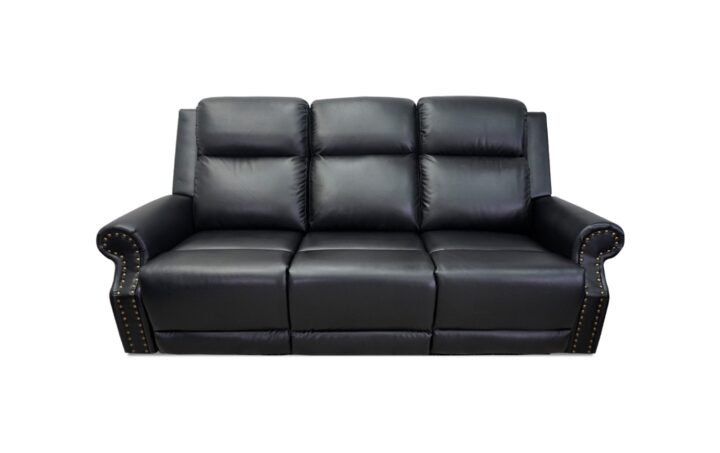 Marco Reclining Sofa in Black