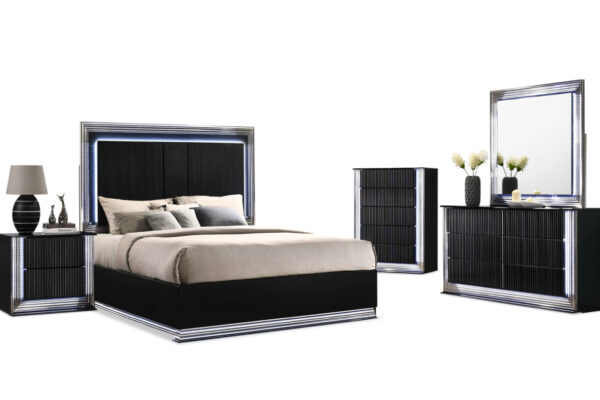 Aspen Black Bedroom set - 01