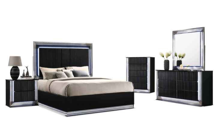 Aspen Black Bedroom set - 01