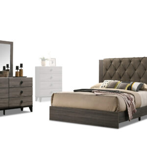 Penrith bed, dresser, mirror and nightstand