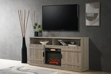 Hayward TV Stand with Electric Fireplace