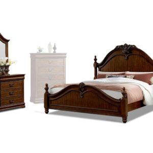 Northridge Bed, Dresser and Mirror