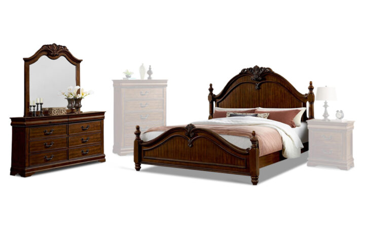 Northridge Bed, Dresser and Mirror