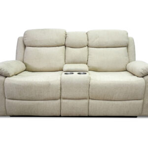 Greige Reclining Sofa and Loveseat