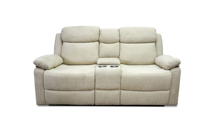 Greige Reclining Sofa and Loveseat