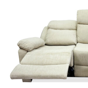 Greige Reclining Sofa and Loveseat