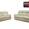 Greige Reclining Sofa and Loveseat - BF