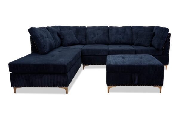 Soho 2 Pc Sectional with Free Ottoman