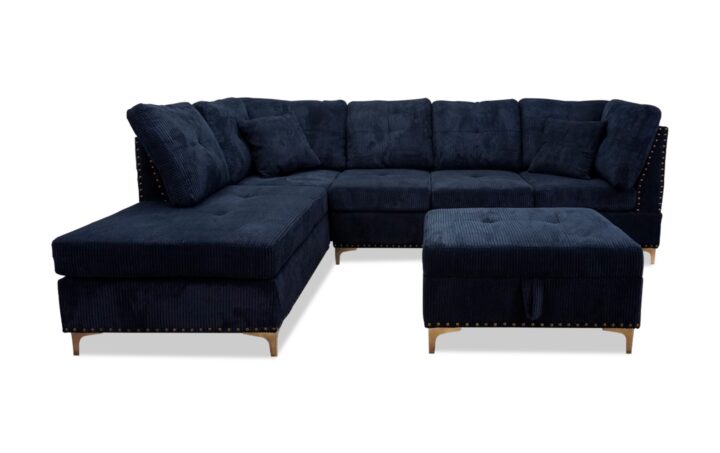 Soho 2 Pc Sectional with Free Ottoman