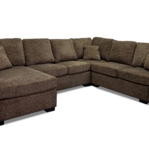 Hathaway Sectional in Brown