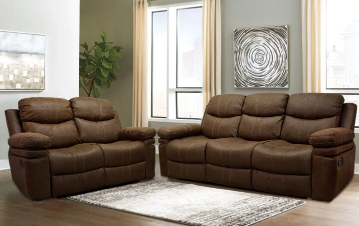 Greenidge Reclining Sofa and Loveseat