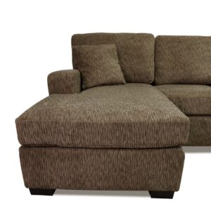 Hathaway Sectional in Brown