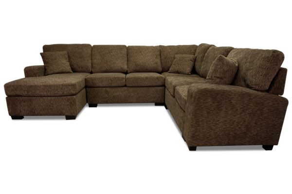 Hathaway Sectional in Brown