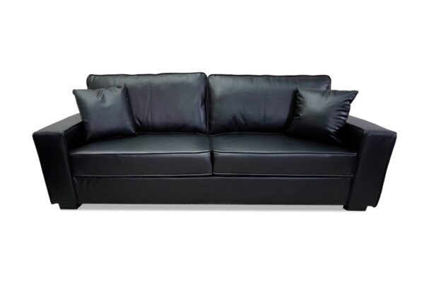 Liberty Sofa and Loveseat in Black