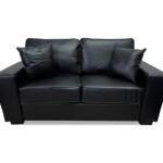 Liberty Sofa and Loveseat in Black