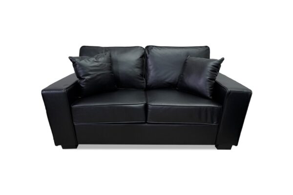 Liberty Sofa and Loveseat in Black