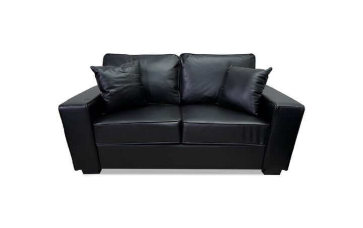 Liberty Sofa and Loveseat in Black