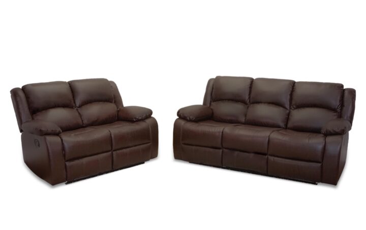 Godi Sofa & Loveseat in Brown