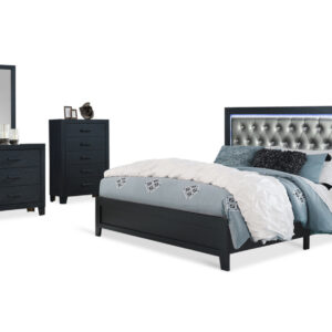 Jess Bedroom Set In Black