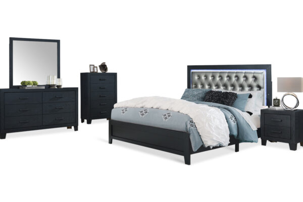 Jess Bedroom Set In Black