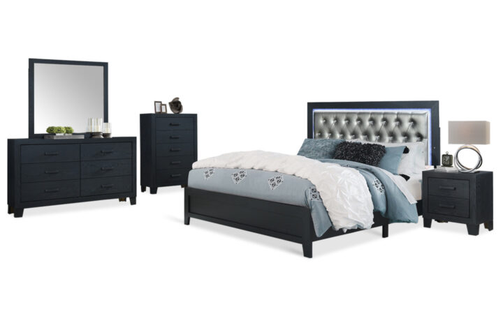 Jess Bedroom Set In Black