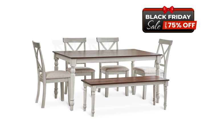 Lafayette Dining room Set In White - BF