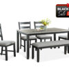 Martin Dining Room Set in Black - BF