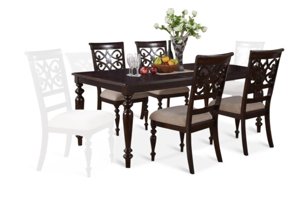 Zora Dining Table and 4 Chair